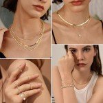 Trendy Gold Jewelry Set for Women – Earrings, Necklace, Bracelet