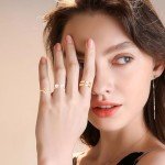 22-Piece Gold Stacking Ring Set for Occasions