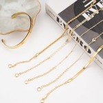 Gold Plated Stacking Bracelets Set for Women