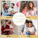 Gold Plated Stacking Bracelets Set for Women