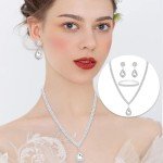 Silver Jewelry Set for Weddings and Special Occasions