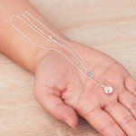 Philip Jones April Birthstone Necklace with Zircondia® Crystals