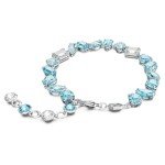 Swarovski Gema Blue and White Crystal Bracelet