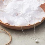 Philip Jones April Birthstone Necklace with Zircondia® Crystals