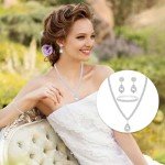 Silver Jewelry Set for Weddings and Special Occasions