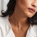 14K Gold Plated Birthstone Necklace for Women