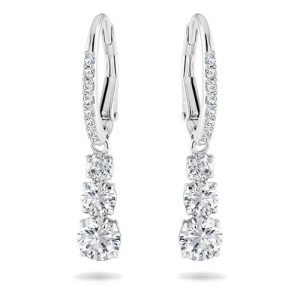 Swarovski Attract Trilogy White Rhodium Earrings