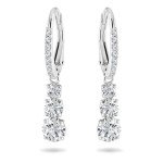 Swarovski Attract Trilogy White Rhodium Earrings