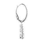 Swarovski Attract Trilogy White Rhodium Earrings