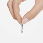 Swarovski Attract Trilogy White Rhodium Earrings