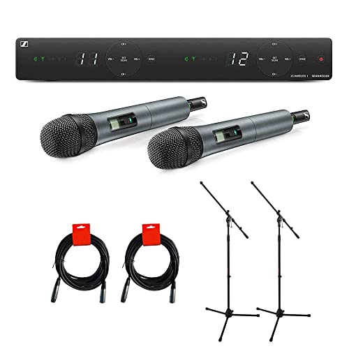 Sennheiser XSW 1-825 Dual Wireless Mic System Bundle