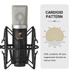 TONOR USB Condenser Mic Kit with Boom Arm