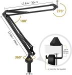 TONOR USB Condenser Mic Kit with Boom Arm