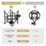 TONOR USB Condenser Mic Kit with Boom Arm