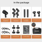 SENWOSI G7 7-Piece Dynamic Drum Mic Kit with Accessories