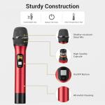 Wireless Microphone System with 4 Dynamic Handheld Mics
