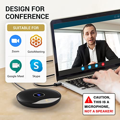 TONOR USB Conference Microphone for Online Meetings/Classes/Zoom/Skype