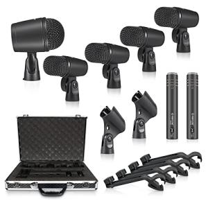 Phenyx Pro 7-Piece Drum Mic Set with Case