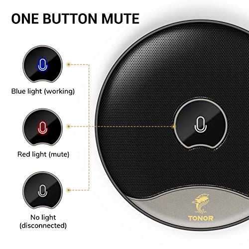 TONOR USB Conference Microphone for Online Meetings/Classes/Zoom/Skype