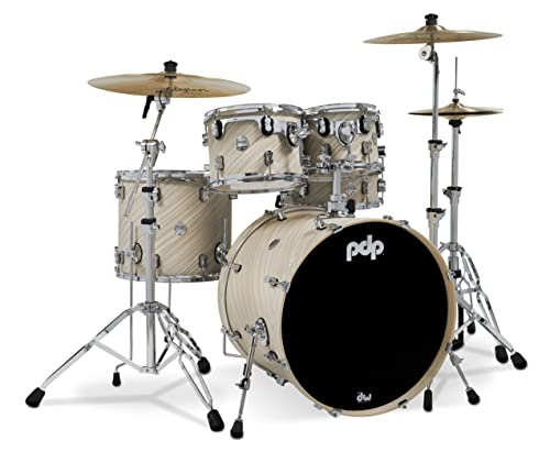 PDP Concept Maple 5-Piece Drum Set, Twisted Ivory