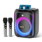 TONOR Karaoke Machine Portable PA Speaker System 2 Mics