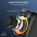 TONOR Karaoke Machine Portable PA Speaker System 2 Mics