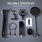 TONOR USB Gaming Microphone Kit for Streamers & Singers