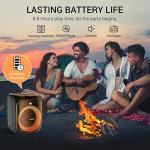 TONOR Karaoke Machine Portable PA Speaker System 2 Mics