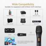 TONOR UHF Wireless Handheld Mic System for Drums