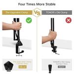 TONOR Adjustable Suspension Boom Scissor Mic Stand with Pop Filter