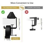 TONOR Adjustable Suspension Boom Scissor Mic Stand with Pop Filter