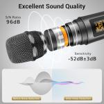 TONOR Wireless Dynamic Handheld Singing Microphone with Receiver