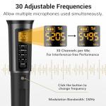 TONOR Wireless Dynamic Handheld Singing Microphone with Receiver