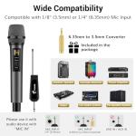 TONOR Wireless Dynamic Handheld Singing Microphone with Receiver