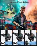 Flexible Mic Stand Phone Holder for iPhones, Samsung Galaxy