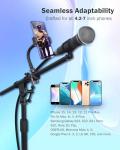 Flexible Mic Stand Phone Holder for iPhones, Samsung Galaxy
