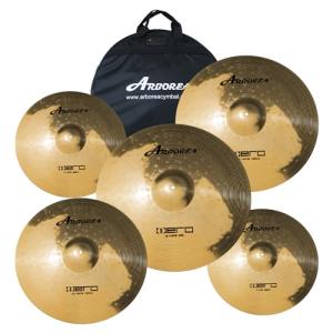 Arborea Cymbal Pack: 5-Piece Drum Set with Free Bag