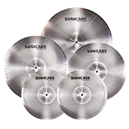 SONICAKE Quiet Cymbal Pack 5-Piece Set - 14/16/18/20