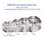 SONICAKE Quiet Cymbal Pack 5-Piece Set - 14/16/18/20