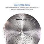 SONICAKE Quiet Cymbal Pack 5-Piece Set - 14/16/18/20