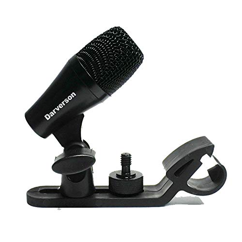 Drum Kit Percussion Microphone with Fixed Holder Mount