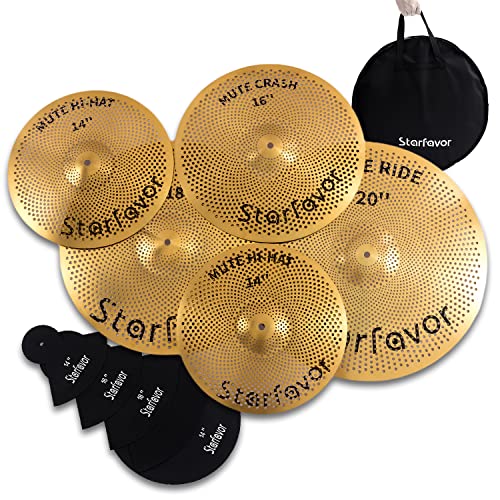 Golden Low Volume Cymbal Pack with Bag - MC-520G