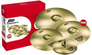 SABIAN XSR Performance Drum Set + Free 18