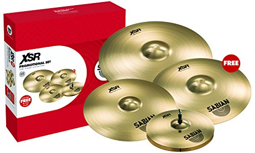 SABIAN XSR Performance Drum Set + Free 18