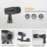 Phenyx Pro 7-Piece Drum Mic Set with Case