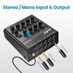 Moukey 8-Stereo Line Mixer for Small Clubs/Bars