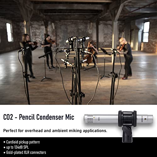Drum Microphone Kit with Premium XLR Cables - Bundle