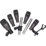 Drum Microphone Kit with Premium XLR Cables - Bundle