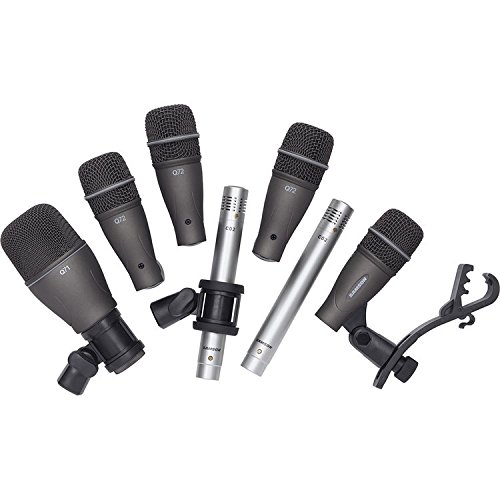 Drum Microphone Kit with Premium XLR Cables - Bundle