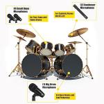 XTUGA MI7 7-Piece Wired Dynamic Drum Mic Kit